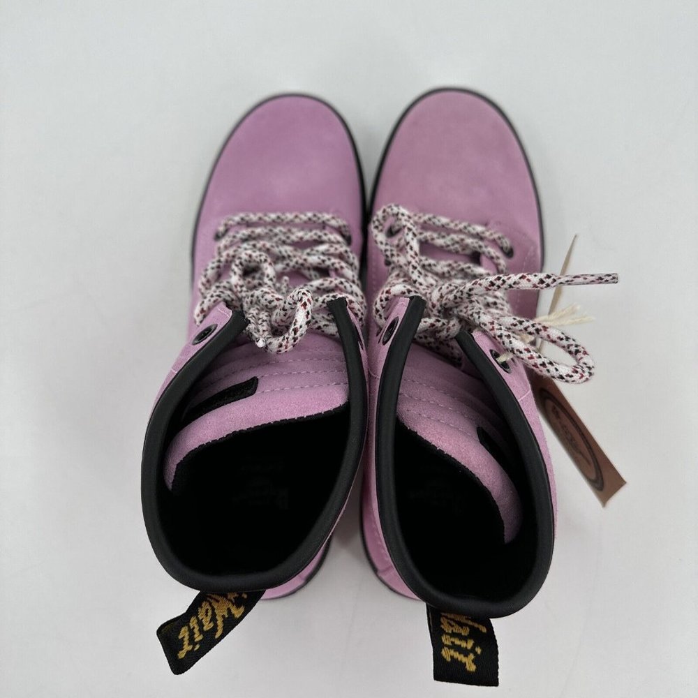 Dr Martens Women's Boots Suede Pink Lavender Sheridan Hi Size US 7 NEW w/ Tags - Picture 5 of 12